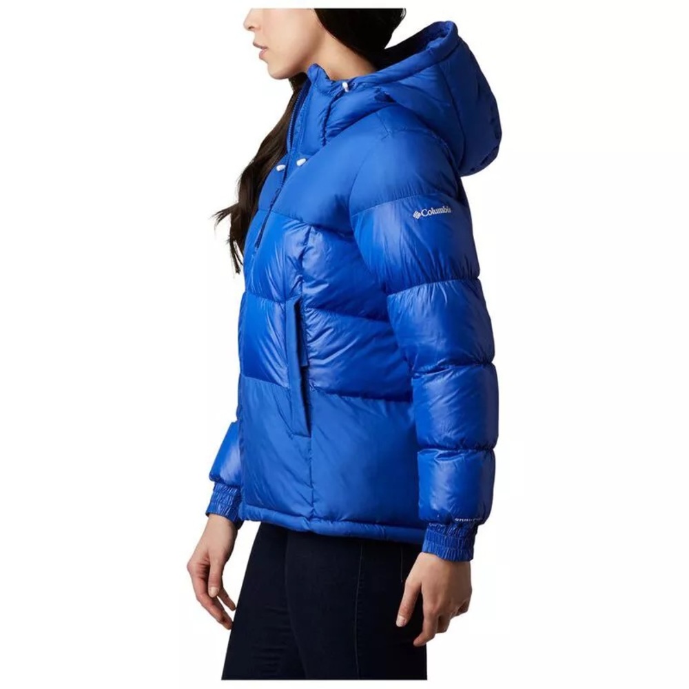 Blue puffer down omniheat jacket coat - Picture 6 of 6